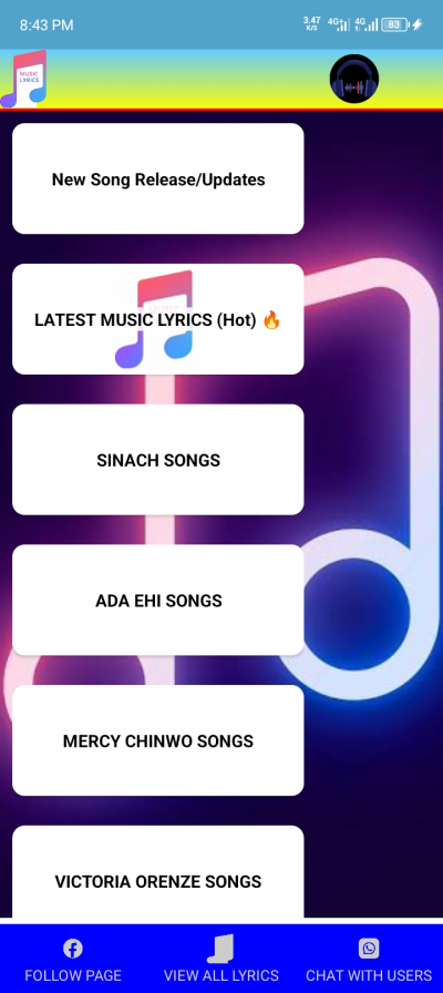 My Lyrics App