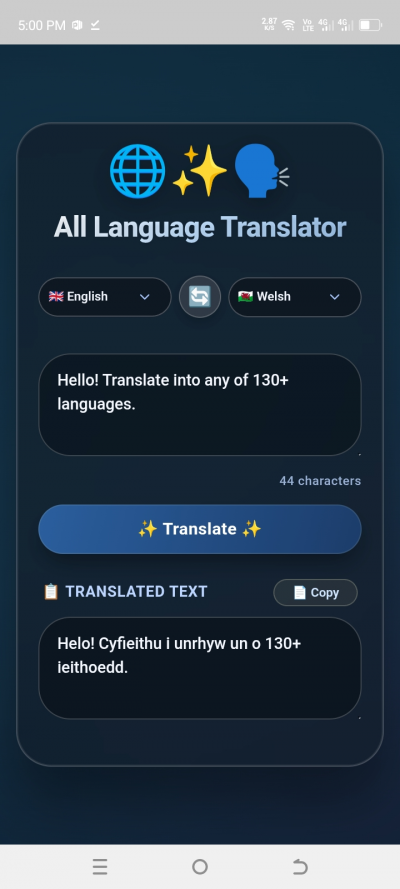 All language translator
