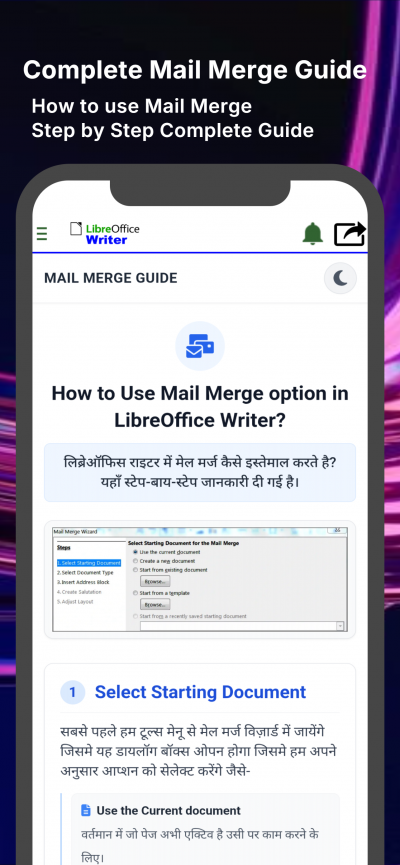 LibreOffice Writer Notes