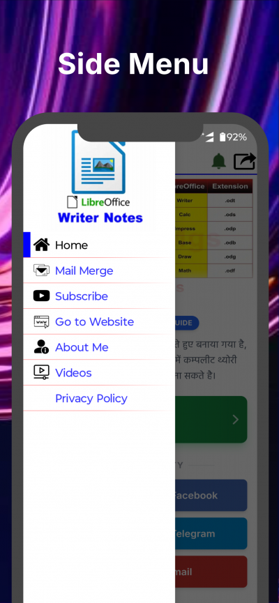 LibreOffice Writer Notes