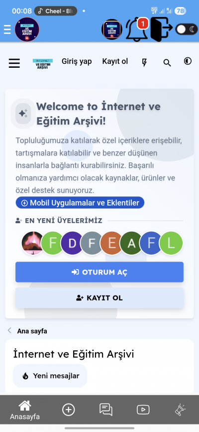 İnternet ve Eğitim Arşivi
