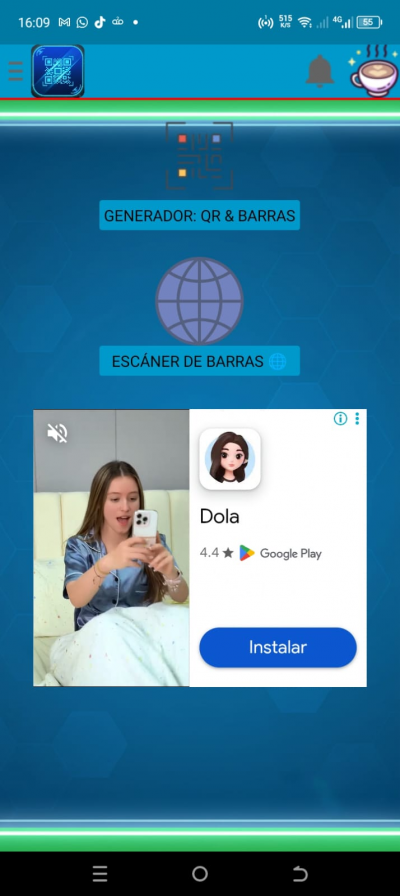 Escáner Generador : QR & Barras