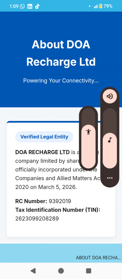 DOA Recharge - Data Sub And Cac Registration