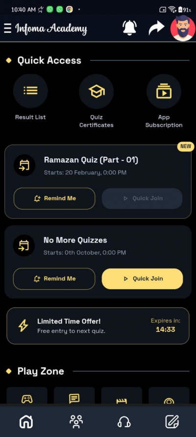 Infoma Academy - Quiz & More