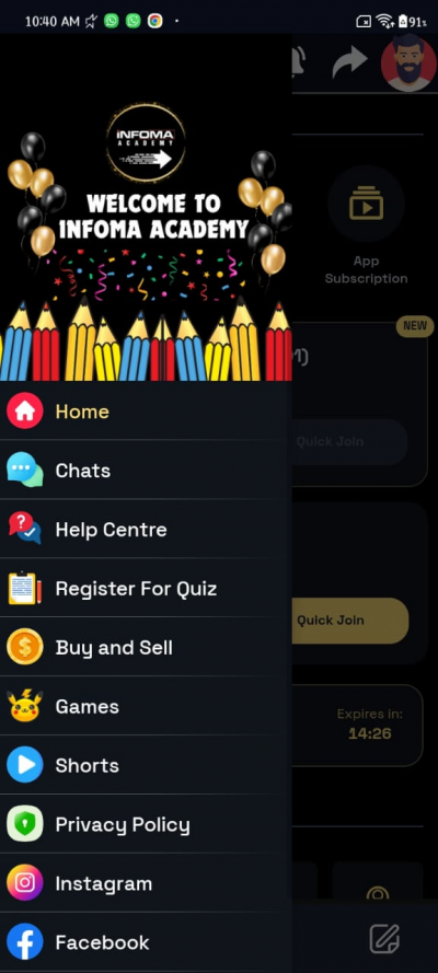 Infoma Academy - Quiz & More