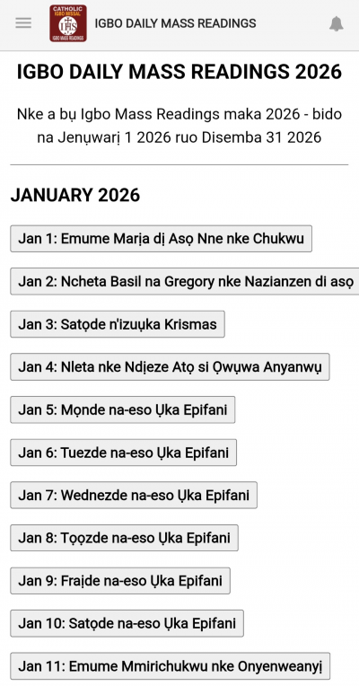 Igbo Catholic Missal
