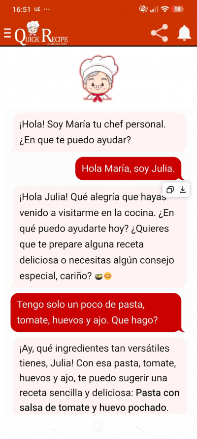 QuickRecipe - La Abuela Chef