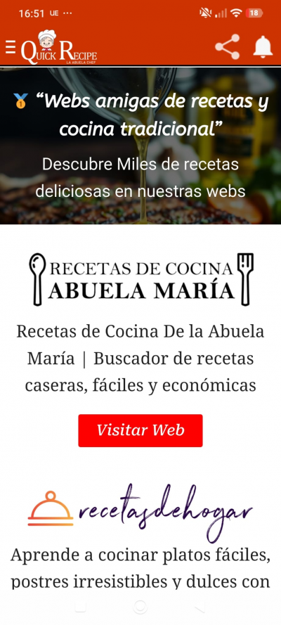 QuickRecipe - La Abuela Chef