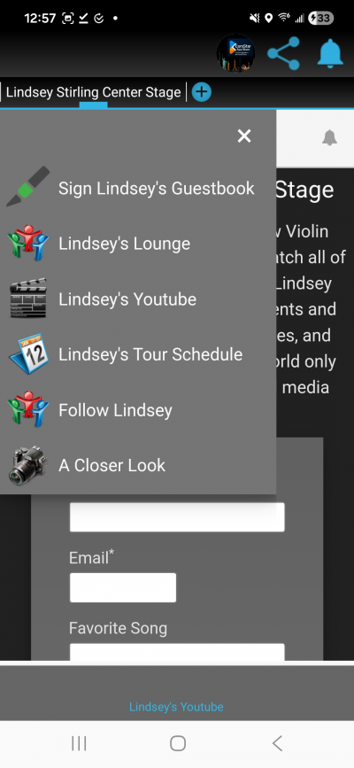 Lindsey Stirling Center Stage