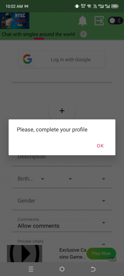 NYSC Dating App