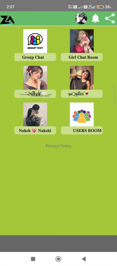 ZA Online Chat App