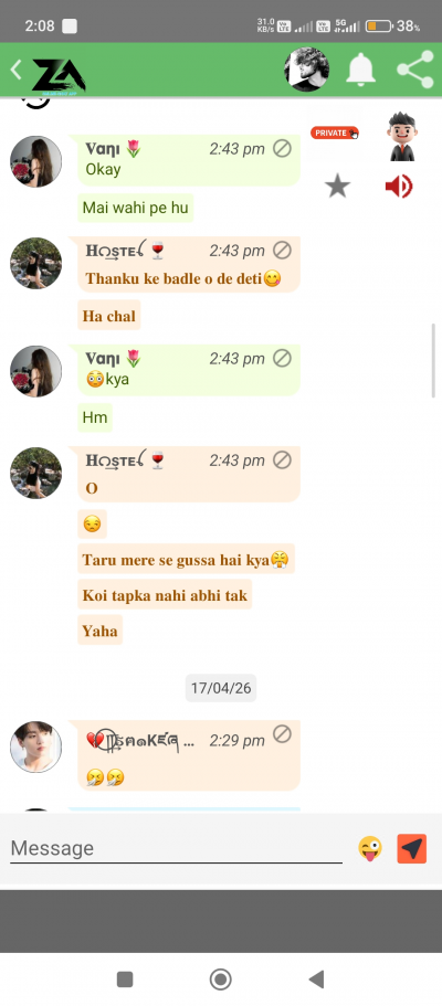 ZA Online Chat App