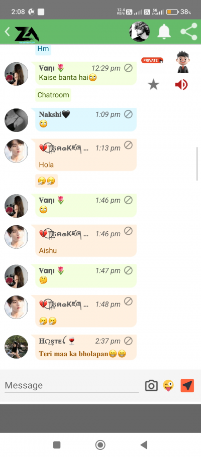 ZA Online Chat App