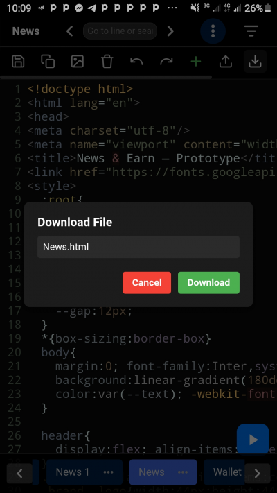 Html Creator