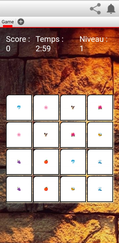 Jeux Mémoire