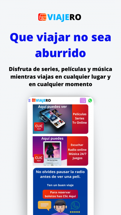 Viajero: Boletos de Autobús