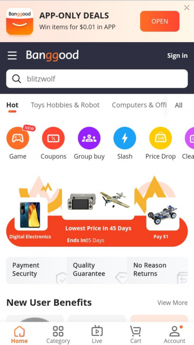 USA Online Shopping App