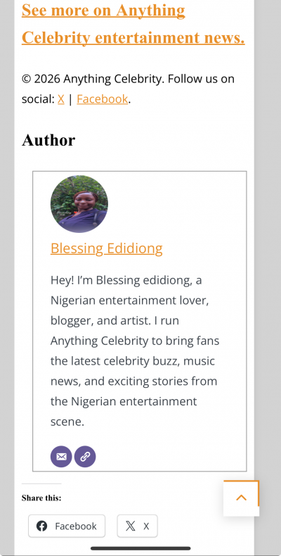Anything celebrity