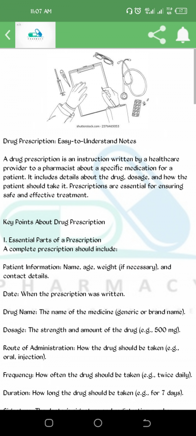 Simplified pharmacology