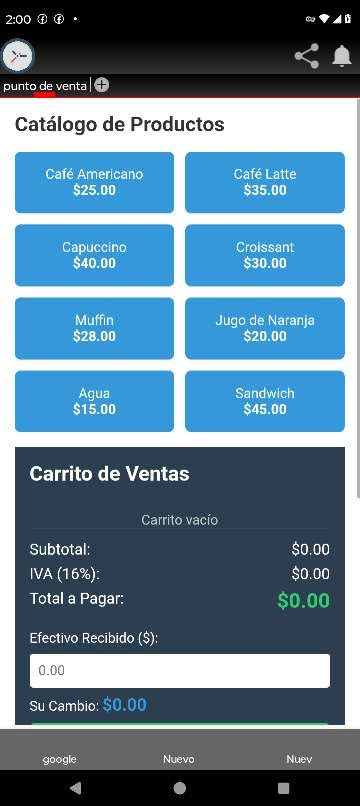 PV punto de venta