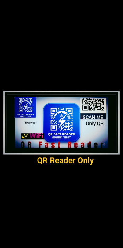 Fast QR Reader & Test Speed, TowMes
