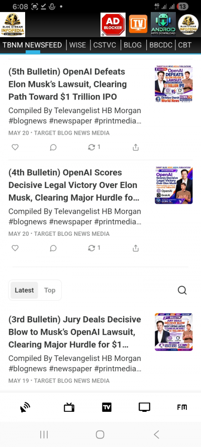Blog Stream Infopedia