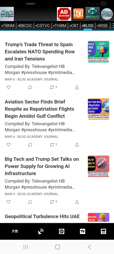 Blog Stream Infopedia