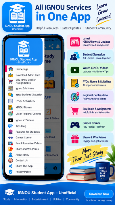 Ignou Students App - Unofficial