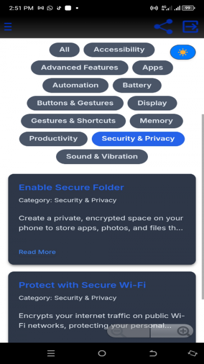 Samsung Galaxy Settings & Tips
