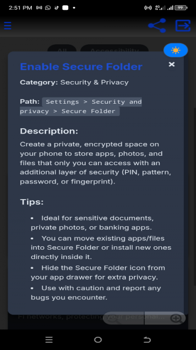 Samsung Galaxy Settings & Tips