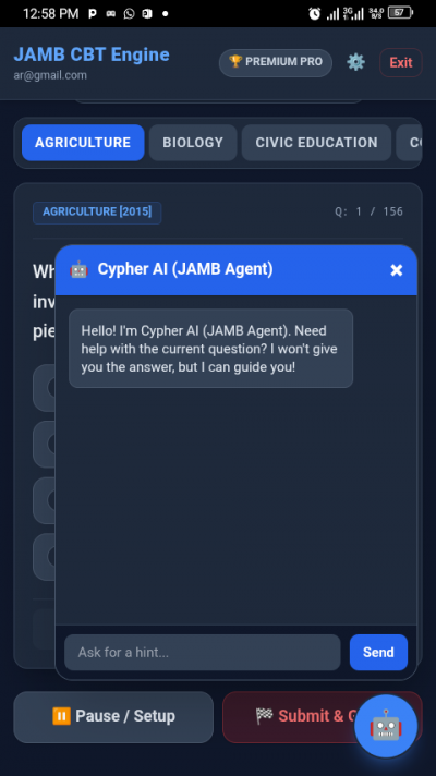 Cypher Jamb App