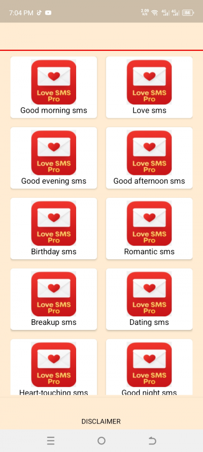 Love sms pro