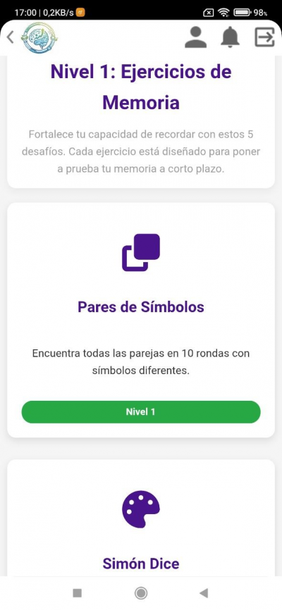 Ejercicios cognitivos
