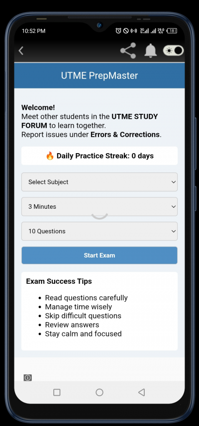UTME PrepMaster