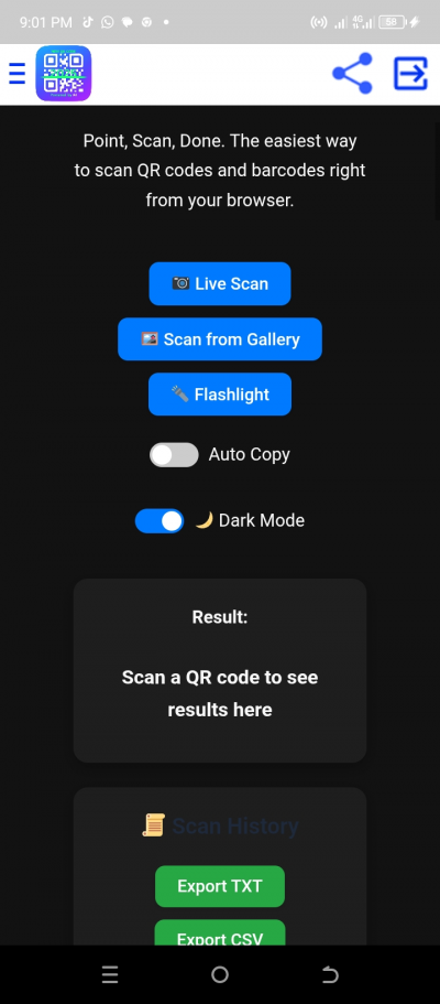 QR & Barcode Scanner – Free, Fast & Smart