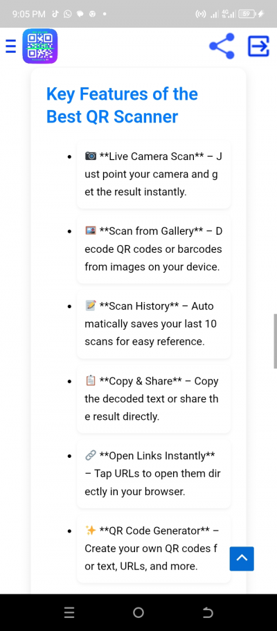QR & Barcode Scanner – Free, Fast & Smart