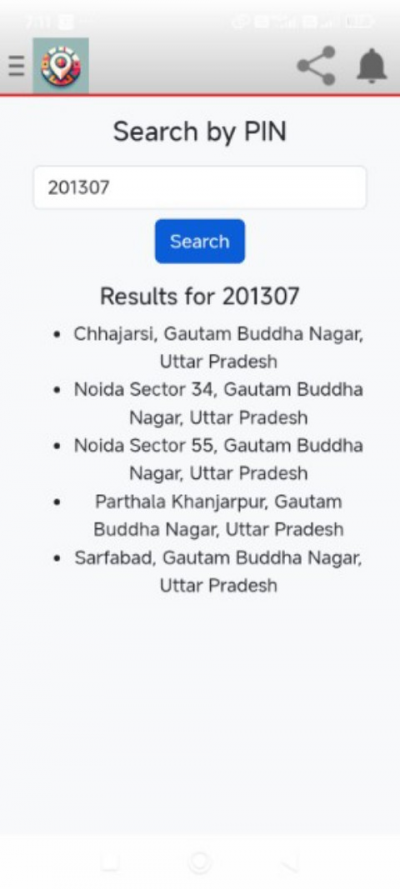 India PIN Finder