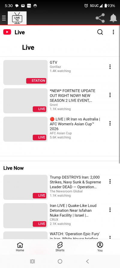 Live TV