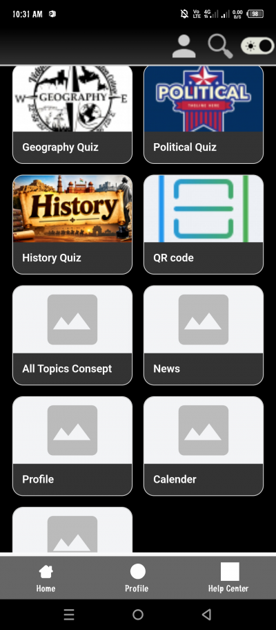 Daily Quiz Earning app