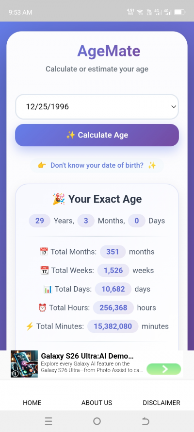 Age Calculator Pro