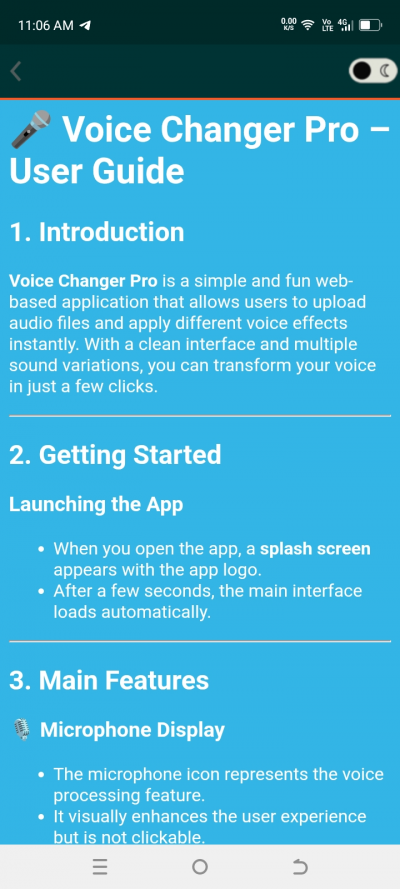 Voice changer pro