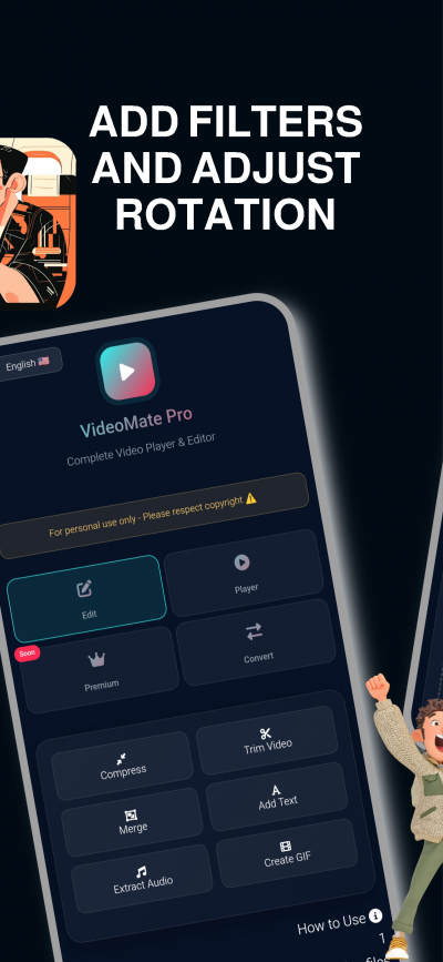 VideoMate - مشغل فيديو ومحرر