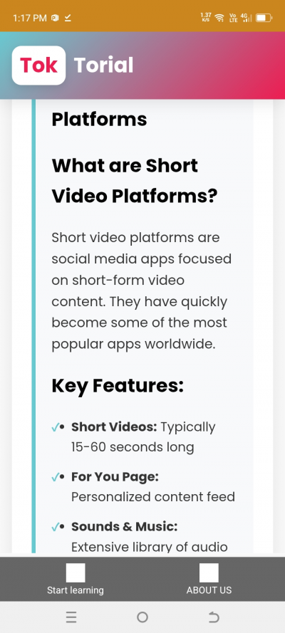 Tips for TikTok©