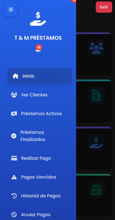 Sistema de prestamos