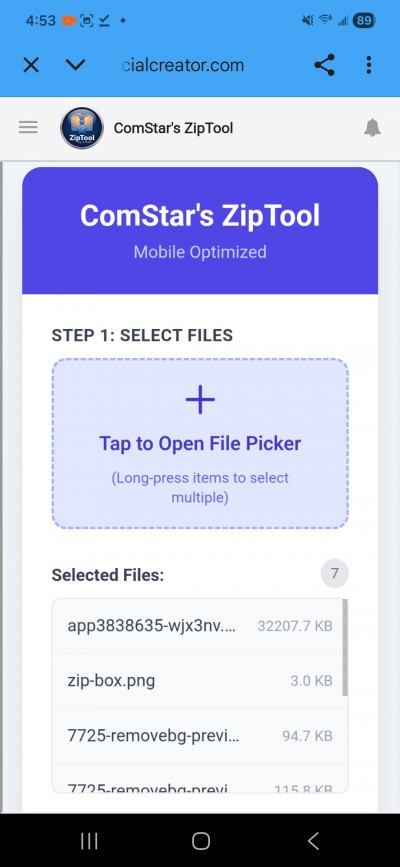 ComStar's ZipTool