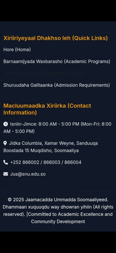 Jaamacada Ummadda