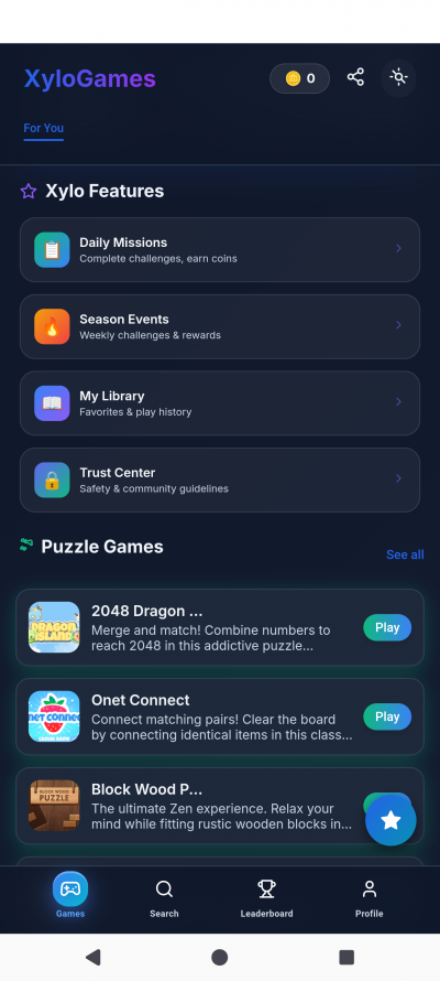 Xylo Games 150+ Games In One