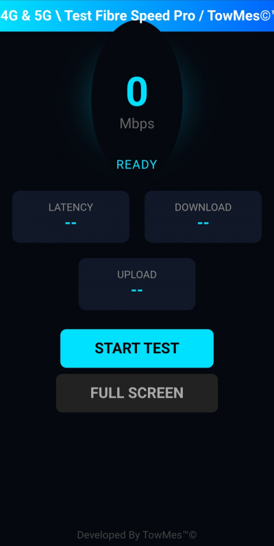 Test Fibre Speed - TowMes
