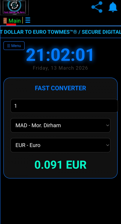Fast Dollar To Euro TowMes