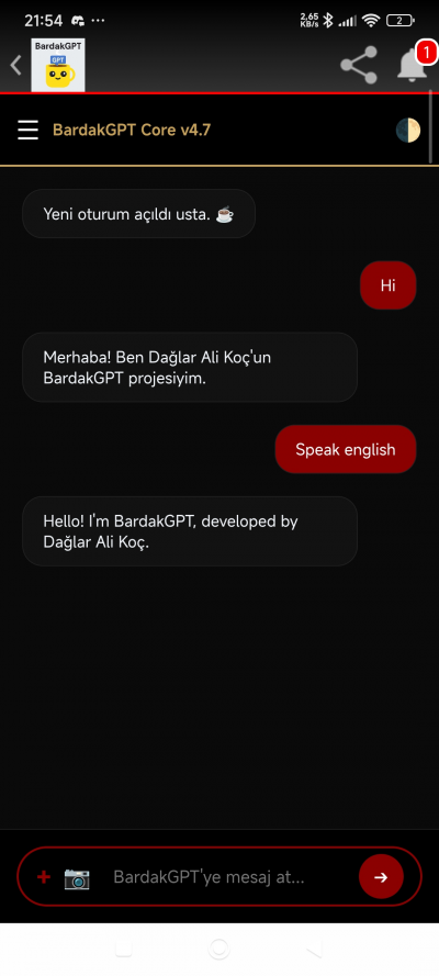 Bardak gpt